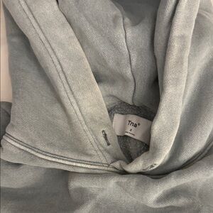 TNA Light Gray/Green Hoodie